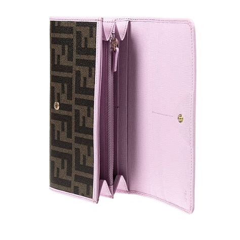 fendi pink wallet|Fendi wallet for women.